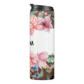 Thermische Tumbler Bloemig Thermosbeker (Geroteerd rechts)