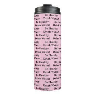 Thermische tumbler effen baby roze Drink Gezond Wa Thermosbeker