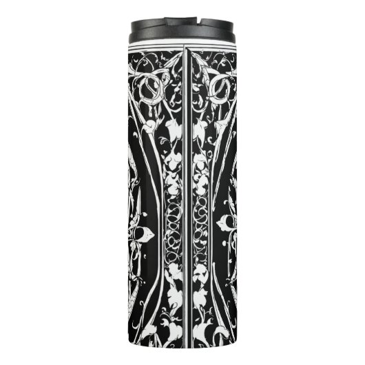 Thermische tumbler: Elegant niets spoor Thermosbeker (Achterkant)