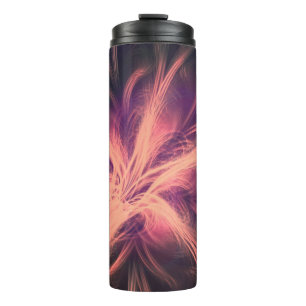 Thermische Tumbler Fractal Licht Paarse Palet Thermosbeker
