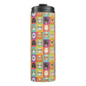 Thermische Tumbler Gelukkige Cavia's Thermosbeker (Voorkant)