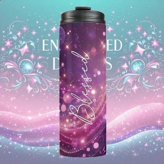 Thermische Tumbler Gezegende Fantasy Tumbler Thermosbeker