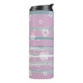 Thermische Tumbler – Gingham Orchard Thermosbeker (Gedraaid links)