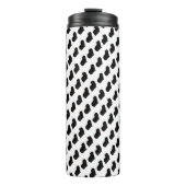 Thermische Tumbler Guinee Pig Silhouet Thermosbeker (Voorkant)