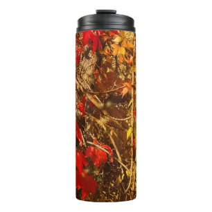 Thermische Tumbler Herfst Rode Gele Vijnen Thermosbeker