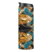 Thermische Tumbler met Bahamas kleuren Thermosbeker (Geroteerd rechts)
