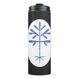 Thermische Tumbler met Blauwe Sproeier Thermosbeker