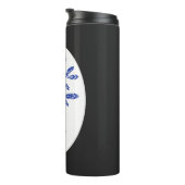 Thermische Tumbler met Blauwe Sproeier Thermosbeker (Geroteerd rechts)
