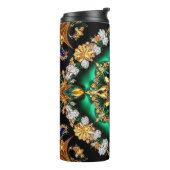 Thermische Tumbler met Braziliaanse kleuren Thermosbeker (Gedraaid links)