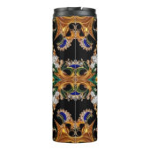 Thermische Tumbler met Braziliaanse kleuren Thermosbeker (Achterkant)