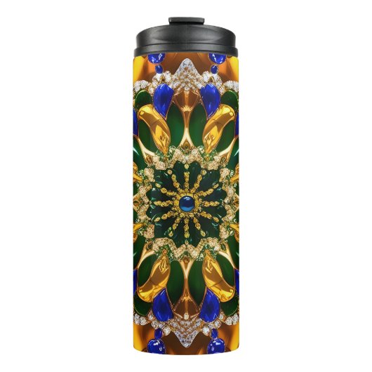 Thermische Tumbler met Brazilië Kleuren Thermosbeker (Voorkant)