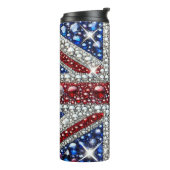 Thermische Tumbler met Britse kleuren Thermosbeker (Gedraaid links)