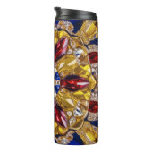 Thermische Tumbler met Colombiaanse kleuren Thermosbeker (Geroteerd rechts)