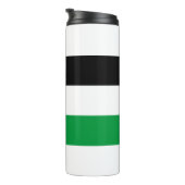 Thermische Tumbler met de vlag van Palestina Thermosbeker (Geroteerd rechts)