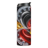 Thermische Tumbler met Duitse kleuren Thermosbeker (Gedraaid links)