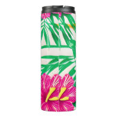 Thermische tumbler met eilandhibiscus thermosbeker (Achterkant)