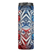 Thermische Tumbler met Franse kleuren Design Thermosbeker (Achterkant)