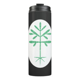 Thermische Tumbler met Groene Sproeier Thermosbeker