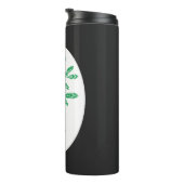 Thermische Tumbler met Groene Sproeier Thermosbeker (Geroteerd rechts)