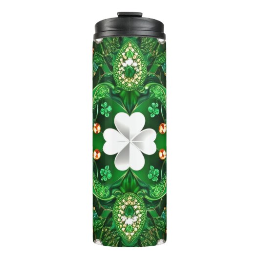 Thermische Tumbler met Ierse kleuren Thermosbeker (Voorkant)