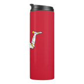 Thermische Tumbler met Isle of Man vlag Thermosbeker (Geroteerd rechts)