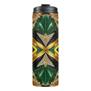 Thermische Tumbler met Jamaicaanse kleuren Thermosbeker
