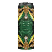 Thermische Tumbler met Jamaicaanse kleuren Thermosbeker (Achterkant)