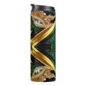 Thermische Tumbler met Jamaicaanse kleuren Thermosbeker (Geroteerd rechts)