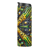Thermische Tumbler met Jamaicaanse kleuren Thermosbeker (Geroteerd rechts)