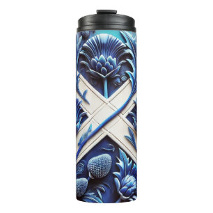 Thermische Tumbler met Scottish Thistles Design Thermosbeker