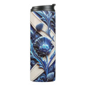Thermische Tumbler met Scottish Thistles Design Thermosbeker (Gedraaid links)