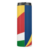 Thermische Tumbler met Seychellen Kleuren Thermosbeker (Achterkant)