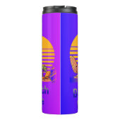 Thermische Tumbler met Strandontwerp Thermosbeker (Achterkant)