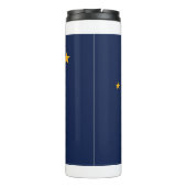 Thermische Tumbler met vlag van Alaska State, Vere Thermosbeker (Achterkant)