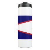 Thermische Tumbler met vlag van Amerikaans-Samoa, Thermosbeker (Voorkant)