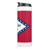 Thermische Tumbler met vlag van Arkansas State, Ve Thermosbeker (Geroteerd rechts)