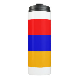 Thermische Tumbler met vlag van Armenië Thermosbeker
