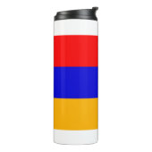 Thermische Tumbler met vlag van Armenië Thermosbeker (Gedraaid links)