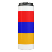 Thermische Tumbler met vlag van Armenië Thermosbeker (Achterkant)