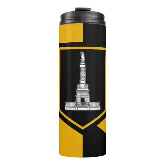 Thermische Tumbler met vlag van Baltimore, Verenig Thermosbeker (Voorkant)