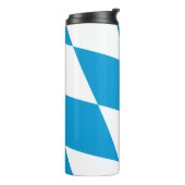 Thermische Tumbler met vlag van Beieren, Duitsland Thermosbeker (Gedraaid links)
