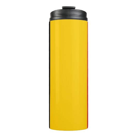 Thermische Tumbler met vlag van België Thermosbeker (Voorkant)