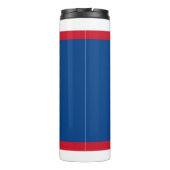 Thermische Tumbler met vlag van Belize Thermosbeker (Achterkant)