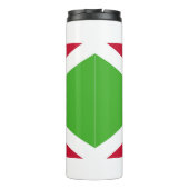 Thermische Tumbler met vlag van Burundi Thermosbeker (Achterkant)