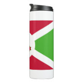Thermische Tumbler met vlag van Burundi Thermosbeker (Geroteerd rechts)