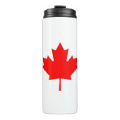 Thermische Tumbler met vlag van Canada Thermosbeker (Voorkant)