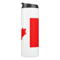 Thermische Tumbler met vlag van Canada