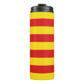 Thermische Tumbler met vlag van Catalonië Thermosbeker (Voorkant)