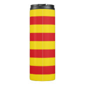 Thermische Tumbler met vlag van Catalonië Thermosbeker (Achterkant)