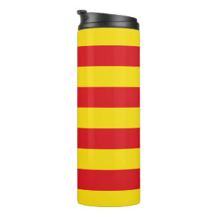 Thermische Tumbler met vlag van Catalonië Thermosbeker